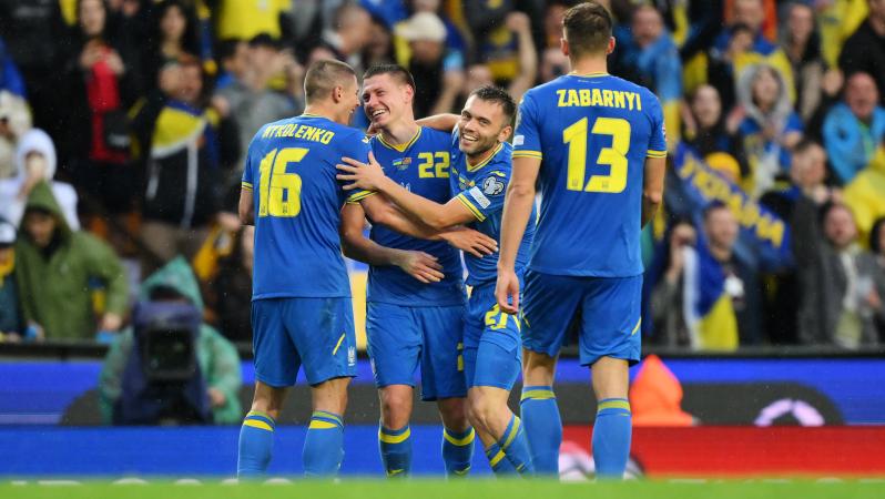 Ukraine goal vs North Macedonia