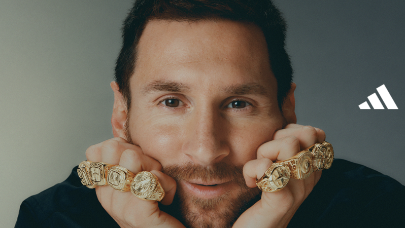 adidas Lionel Messi rings photo