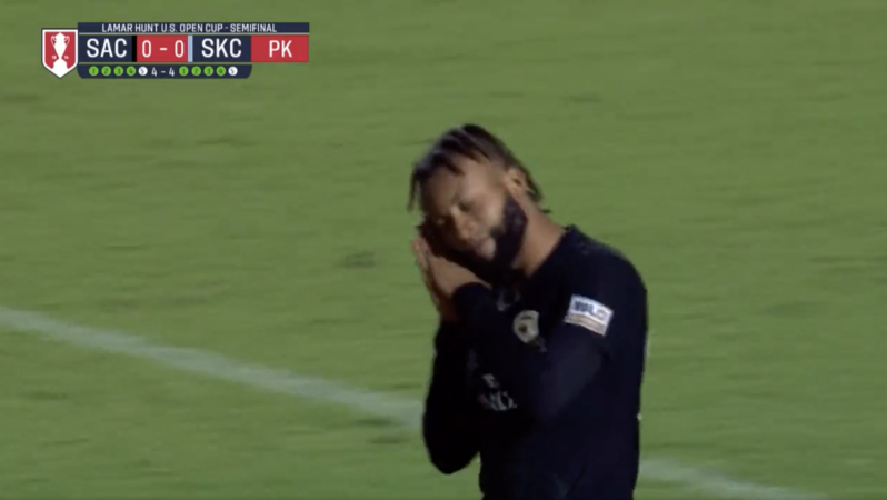 Maalique Foster Penalty Kick vs. Sporting KC