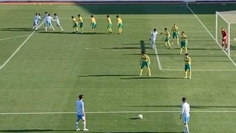 Best free kick routine ever