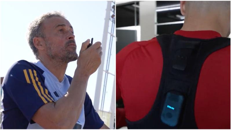 Walkie-talkies in the Spanish national team