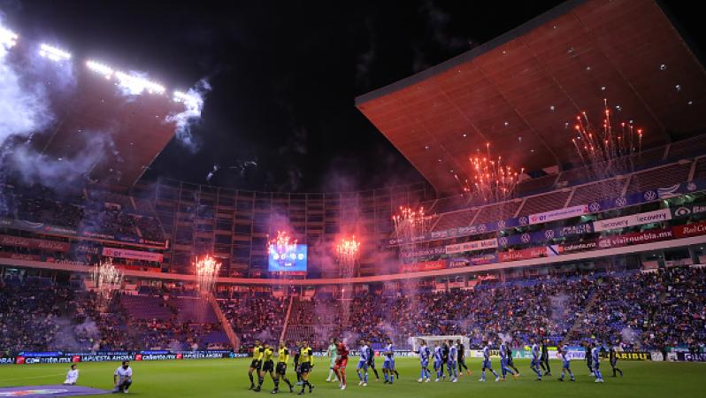 El ambiente antes del Puebla-Cruz Azul.