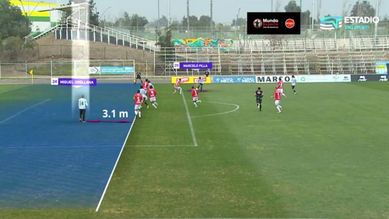 Gol tres metros adelantado