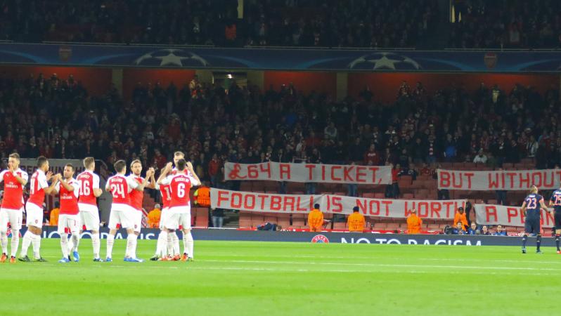 Arsenal at the Emirates 