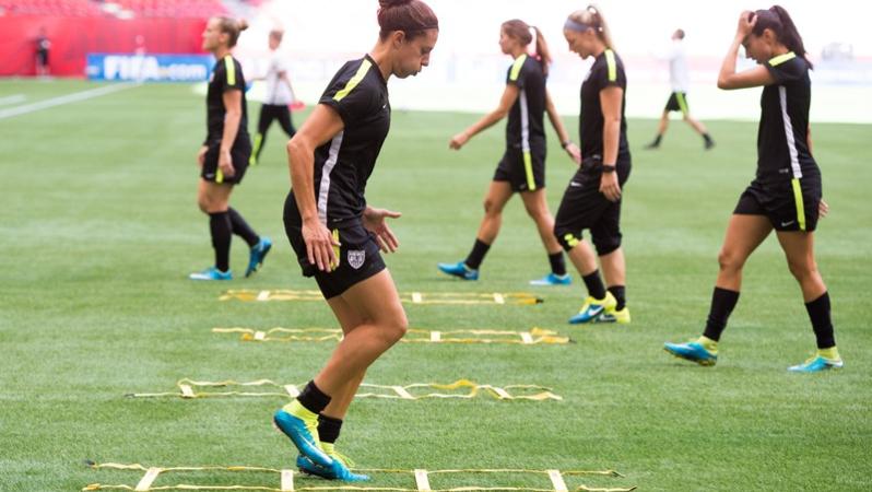 Carli Lloyd Training