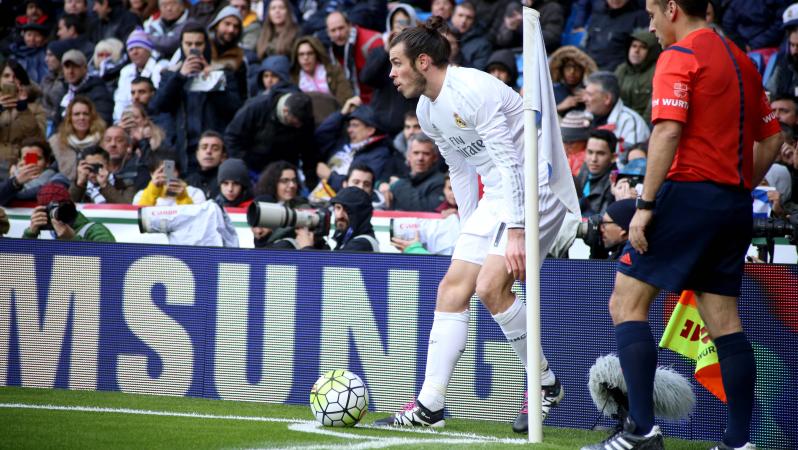 Gareth Bale corner 