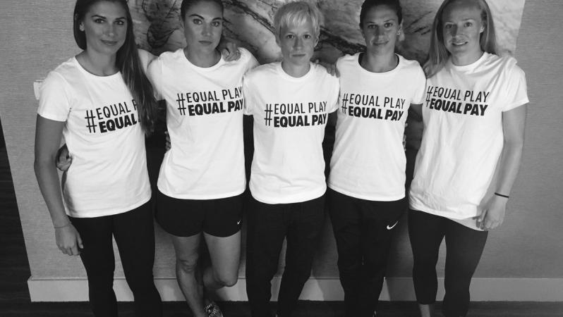 Alex Morgan Hope Solo Megan Rapinoe Carli Lloyd Becky Sauerbrunn