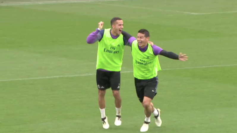 Jame Rodriguez Training 