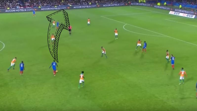 Paul Pogba Pass vs Ivory Coast 