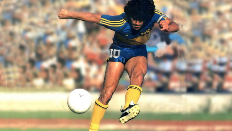 Maradona Passing Amazing Skills