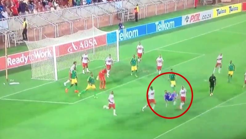 Baroka FC goalkeeper Bicycle Kick Goal