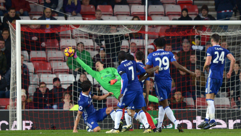 Thibaut Courtois Save vs Sunderland 