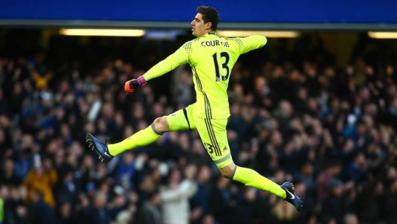 Thibaut Courtois Scores Great Free Kick Goal In Training
