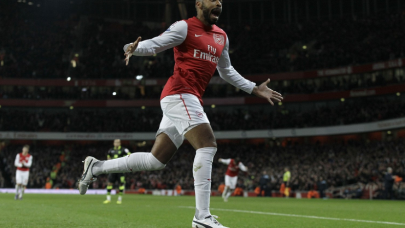 Thierry Henry Scores in His return to Emirates vs Leeds
