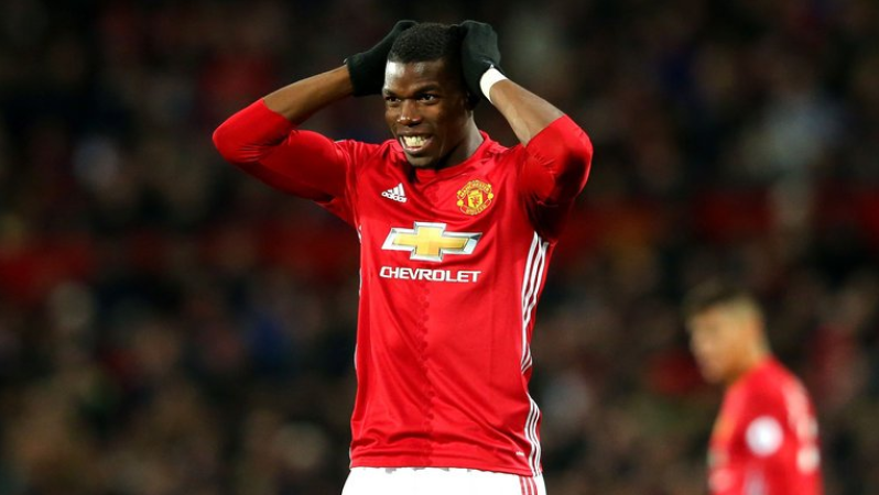 Paul Pogba Hitting The Crossbar and Post