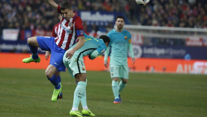 Barcelona and Atletico gets physical