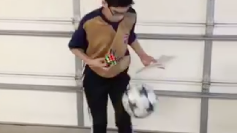 Read, Rubix cube and juggling. 