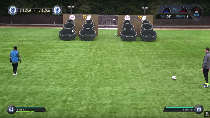 Chelsea F.C Players Skills Challenge