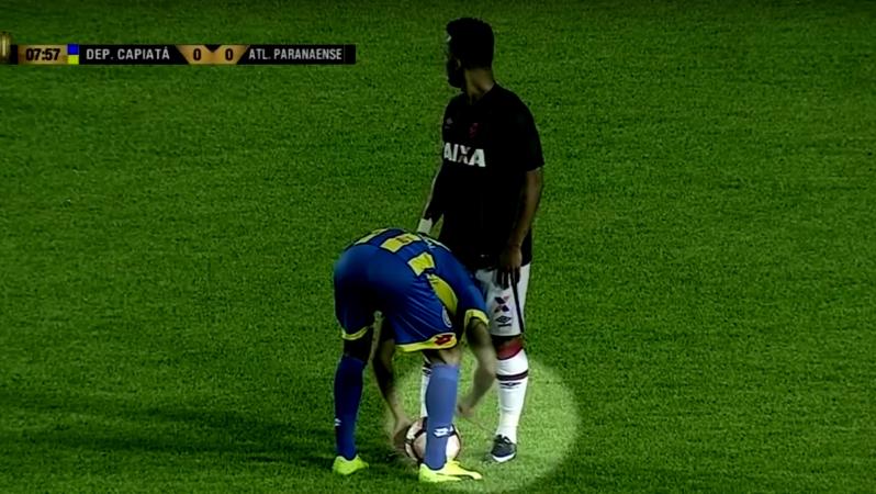 Player Unties Opponent's Shoelaces