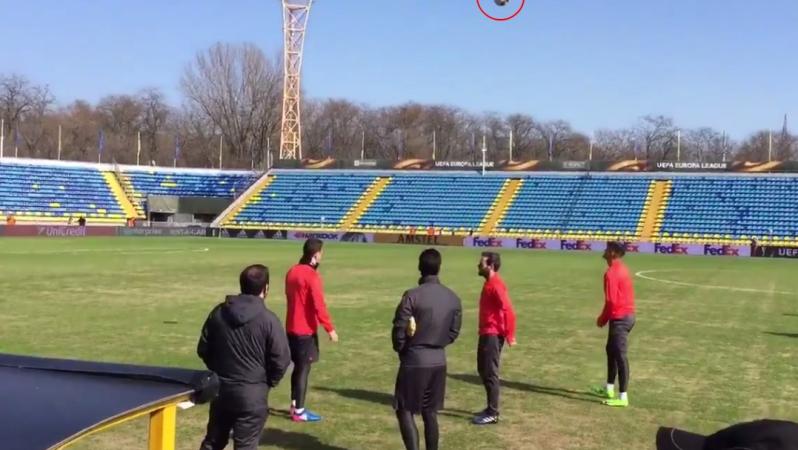 Rostov pitch condition vs Manchester United 