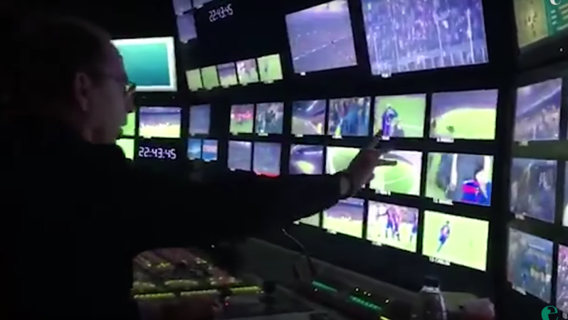 Control Room After Sergi Roberto's Goal