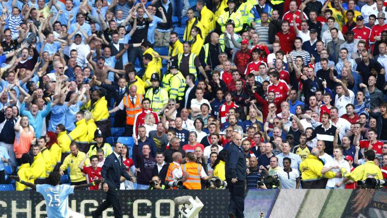 Emmanuel Adebayor Celebration vs Arsenal