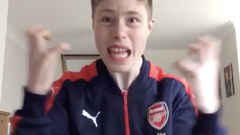 Cringe Worthy Arsenal Fan Video