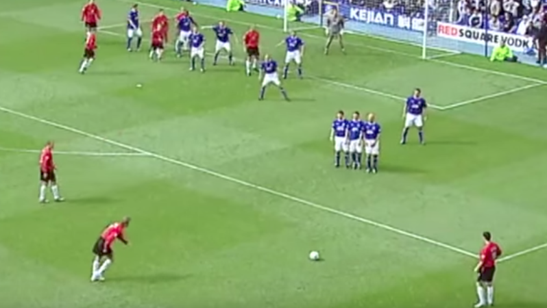 David Beckham's Last Game For Manchester United