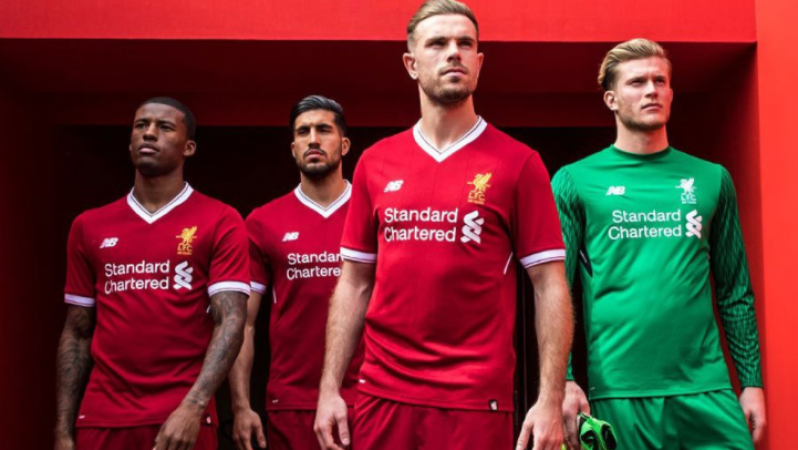 Liverpool 2017/2018 kit