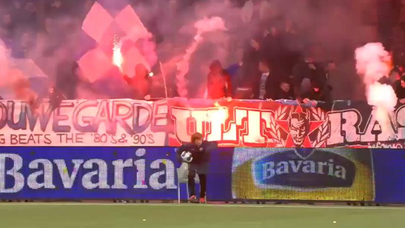 Ballboy Cries After Firework Scare