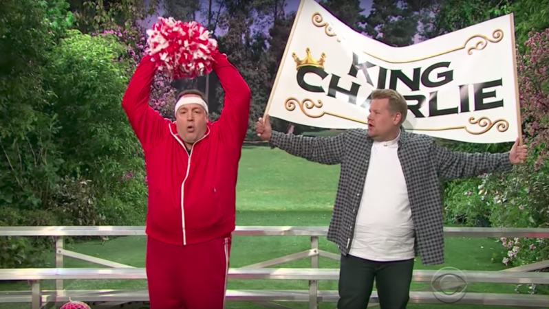 James Corden and Kevin James as Soccer parents 
