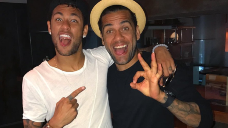 Neymar and Dani Alves Footvolley