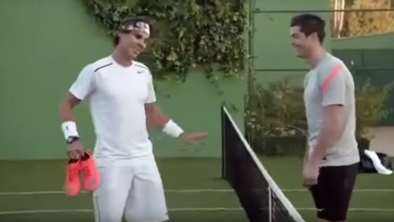 Cristiano Ronaldo Rafael Nadal Nike Commercial 