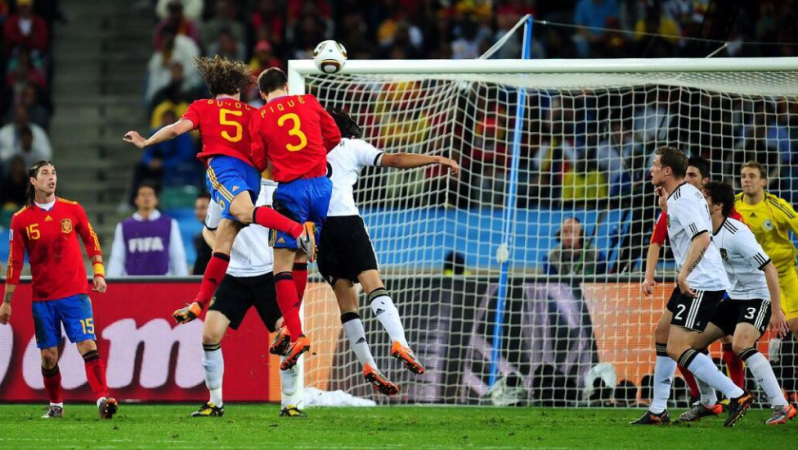 Carles Puyol Header vs Germany 2010 World Cup