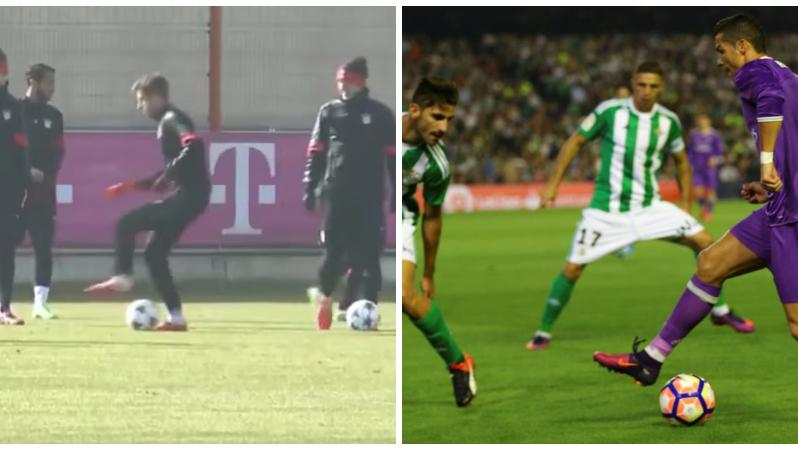 Thomas Muller Impersonates Cristiano Ronaldo 