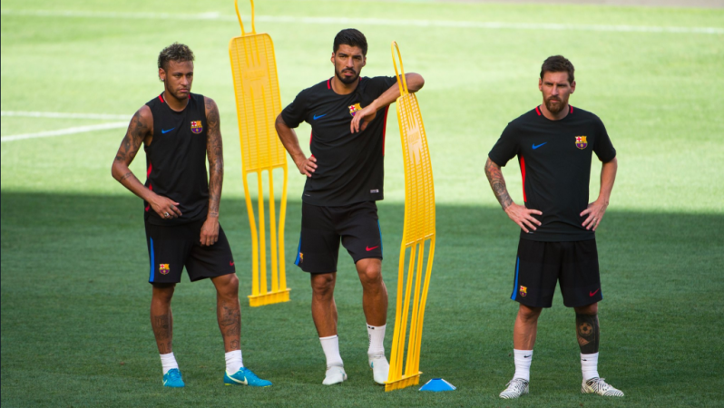 Neymar, Luis Suarez, Lionel Messi