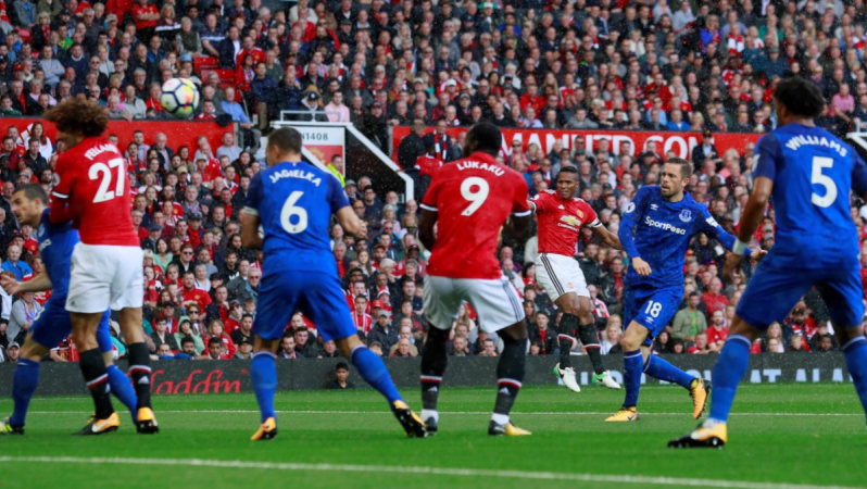 Antonio Valencia Goal vs Everton, Manchester United 