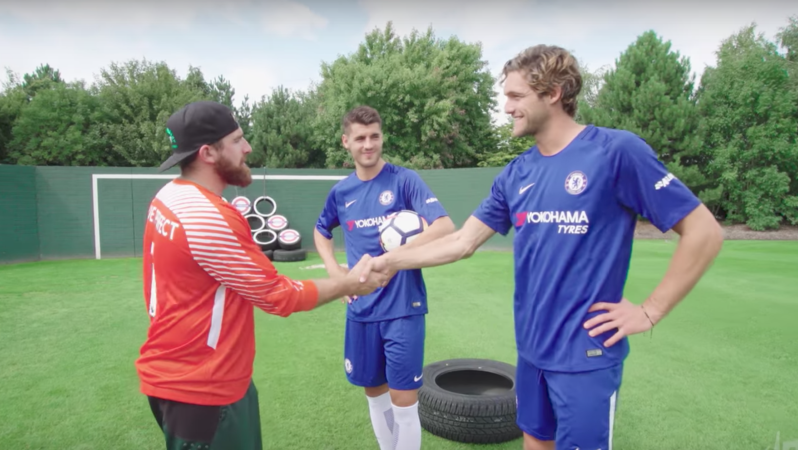 Dude Perfect with Marcos Alonso