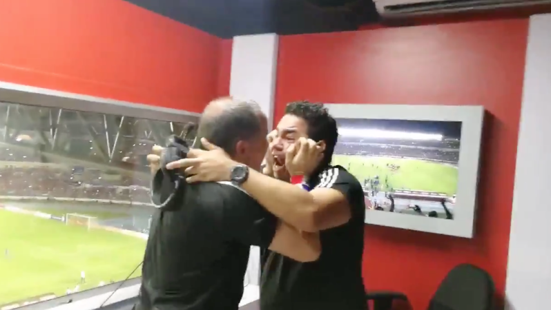 Panama Announcers react to World Cup Qualification 