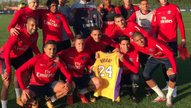 Kobe Bryant meets PSG 