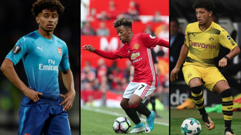 Angel Gomes, Reiss Nelson and Jadon Sancho Footwork