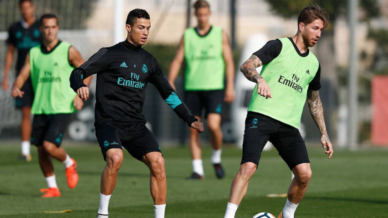 Ronaldo in Training
