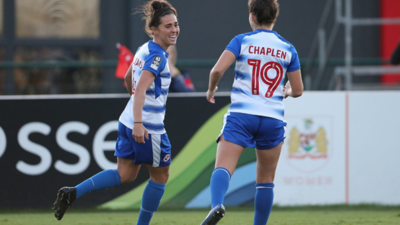 Fara Williams kickoff goal
