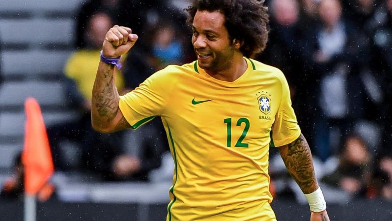 Marcelo Goal For Brazil Against Japan