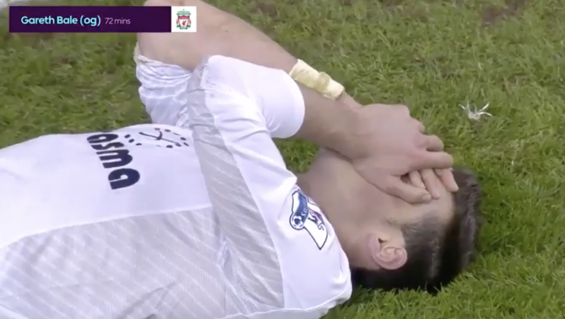 TBT Gareth Bale vs Liverpool 