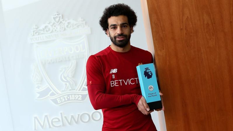 Mohamed Salah Premier League Player Of The Month