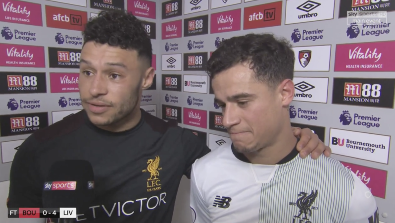 Alex Oxlade-Chamberlain Cierra el reportero