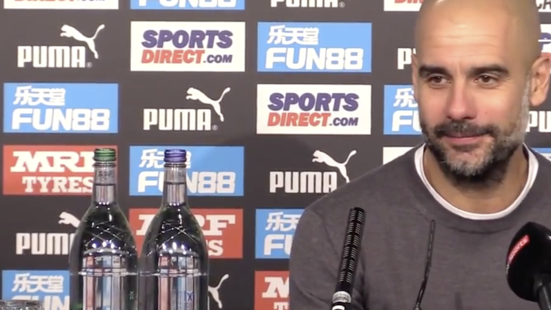 Pep Guardiola Loves His Chant