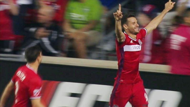 Luis Solignac Backheel Goal US Open Cup