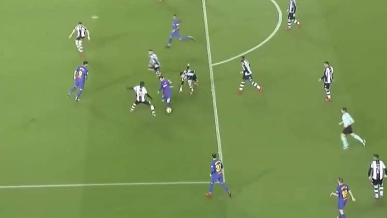 Messi Dribbling Assist vs Levante